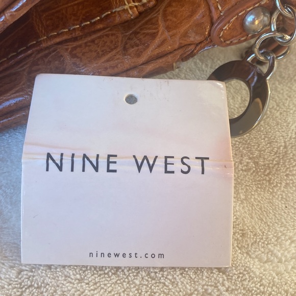 Nine West Purse NWT Cognac Can’t Stop Shopper crossbody shoulder bag - Picture 5 of 12